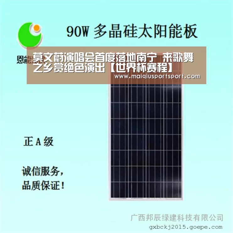 莫文蔚演唱会首度落地南宁 来歌舞之乡赏绝色演出【世界杯赛程】