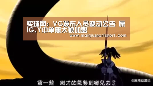 买球网:VG发布人员变动公告 原IG.Y中单蕉太狼加盟(图1) 买球网官网